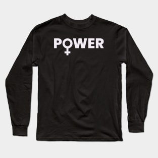 woman power Long Sleeve T-Shirt